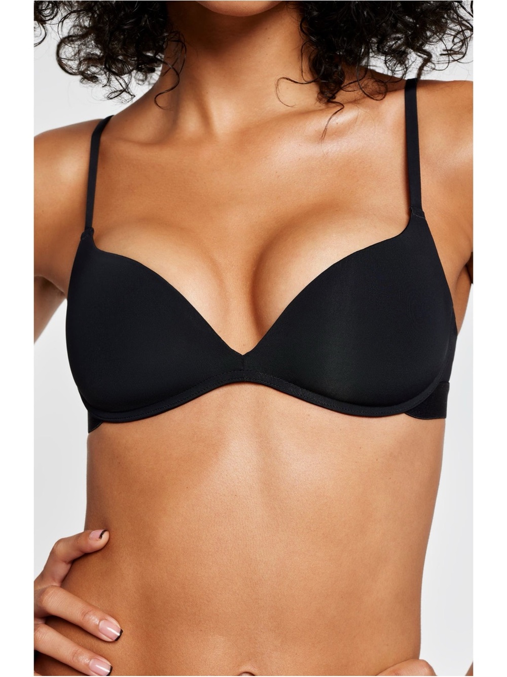 Pepper Black Zero-G Wirefree Lift Up Bra 34AA